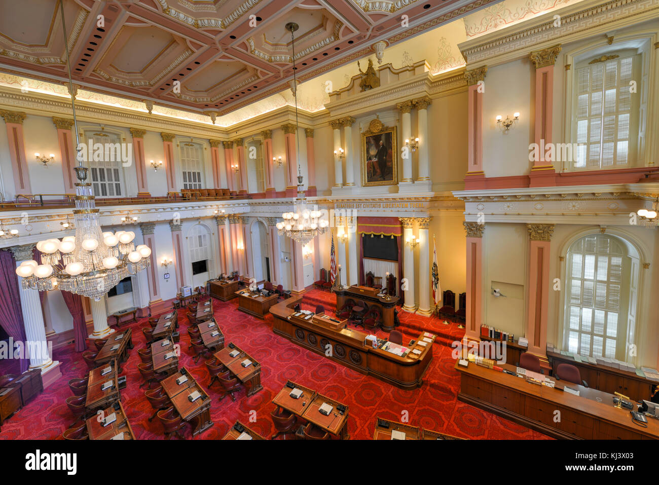 Empty senate chamber hi-res stock photography and images - Alamy