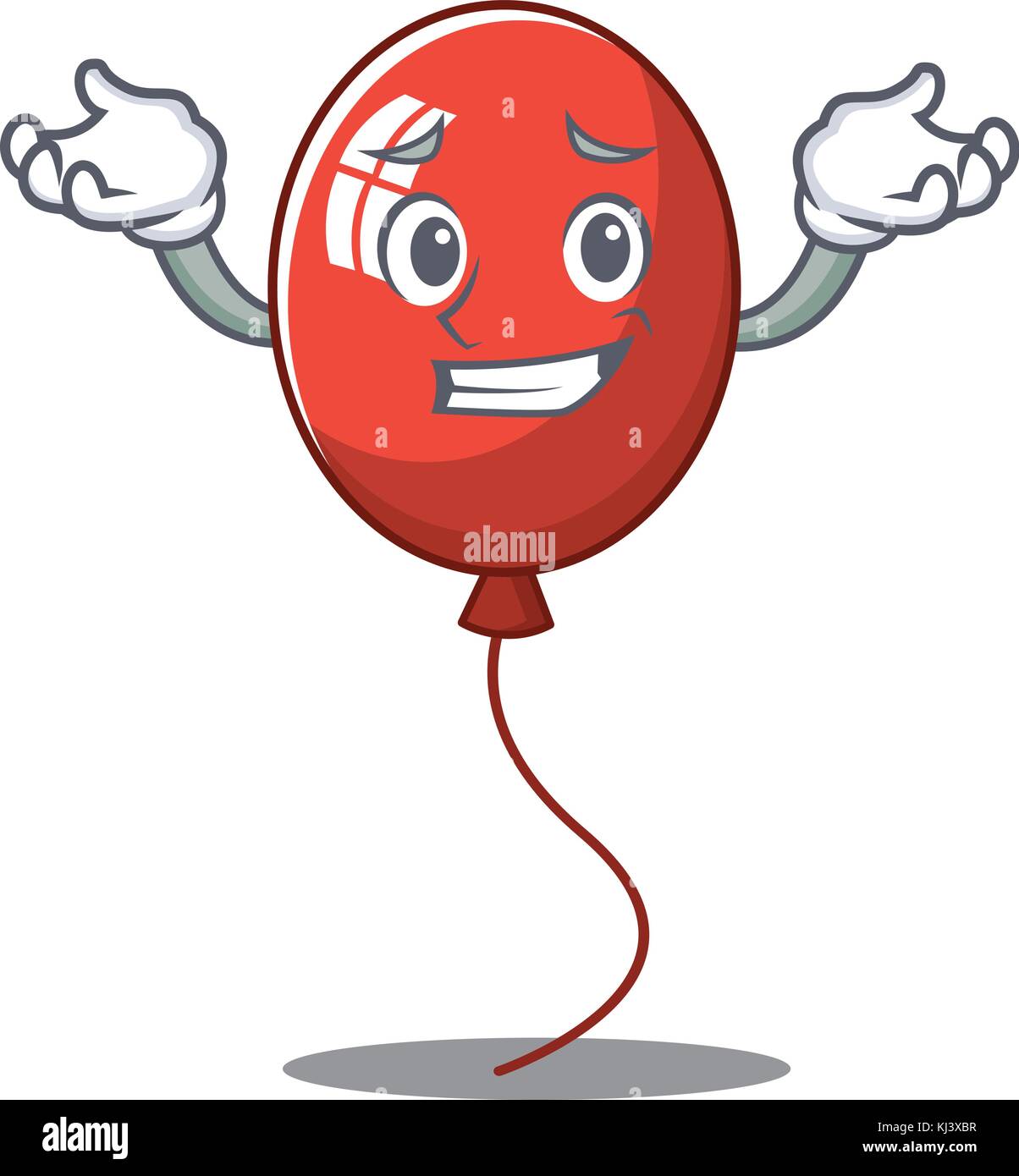 Grinning balloon character cartoon style Stock Vector Image & Art - Alamy