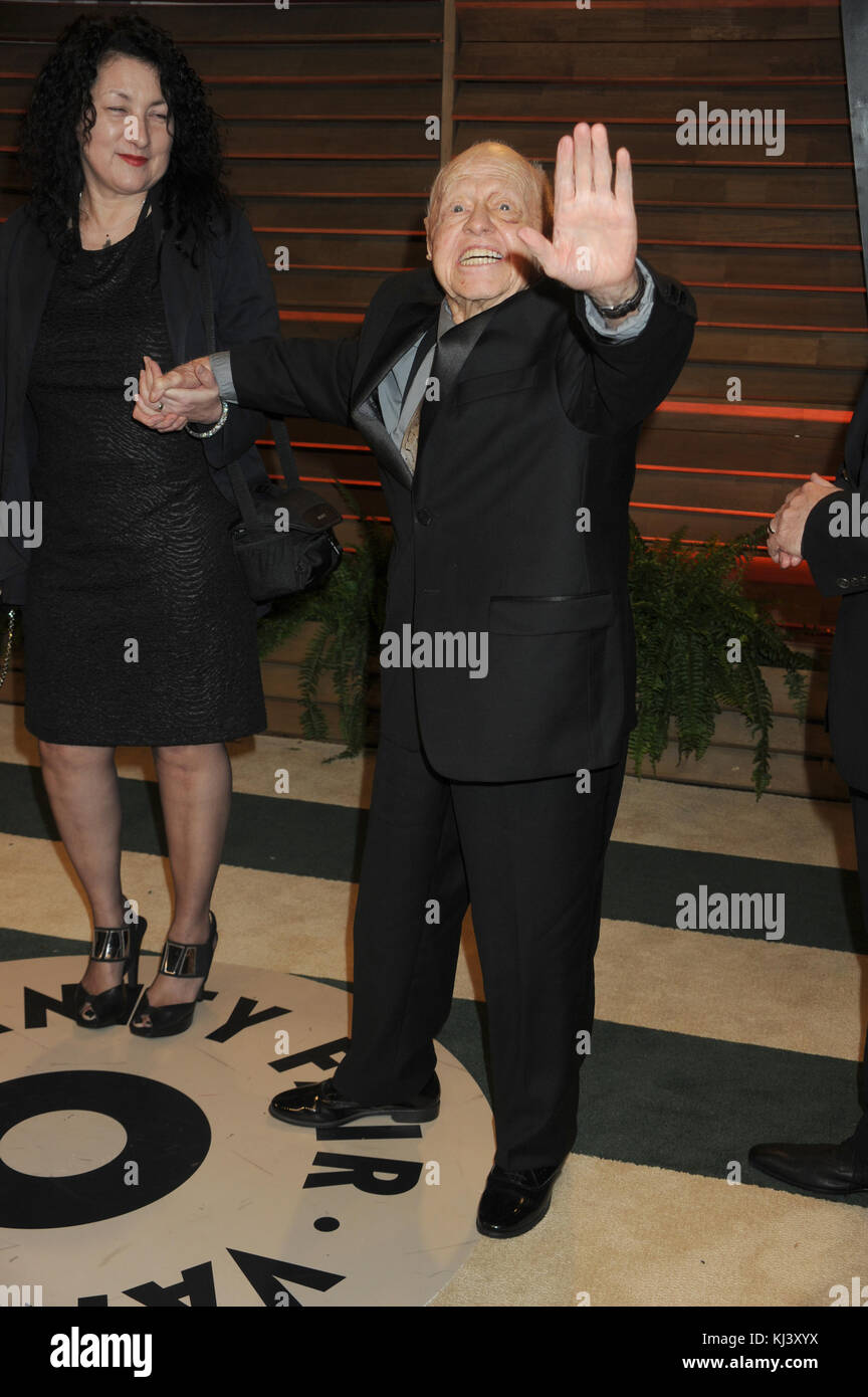 WEST HOLLYWOOD, CA - MARCH 02: Mickey Rooney attends the 2014 Vanity ...