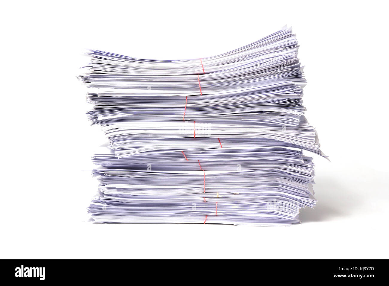 College Stack Of Papers