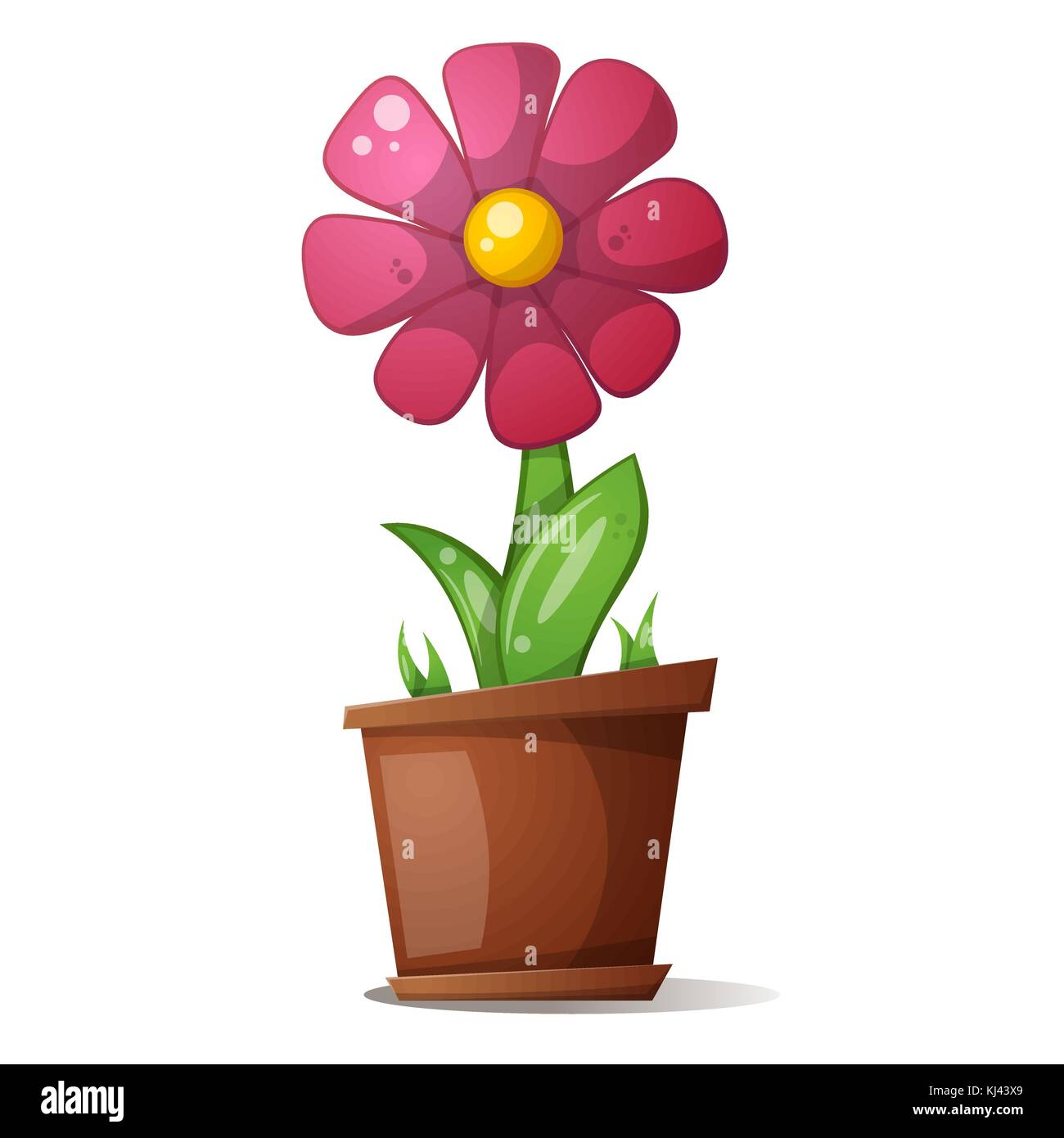 Tree peonies pot Stock Vector Images - Alamy