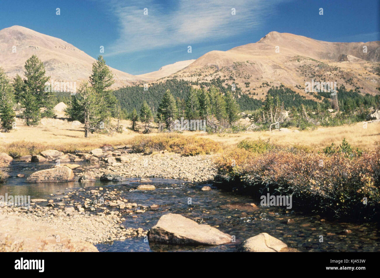 Yosemite national park landforms Stock Photo Alamy