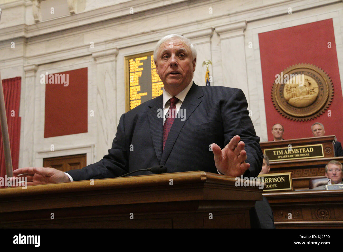 Jim Justice IMG 1575 (32412205980 Stock Photo - Alamy