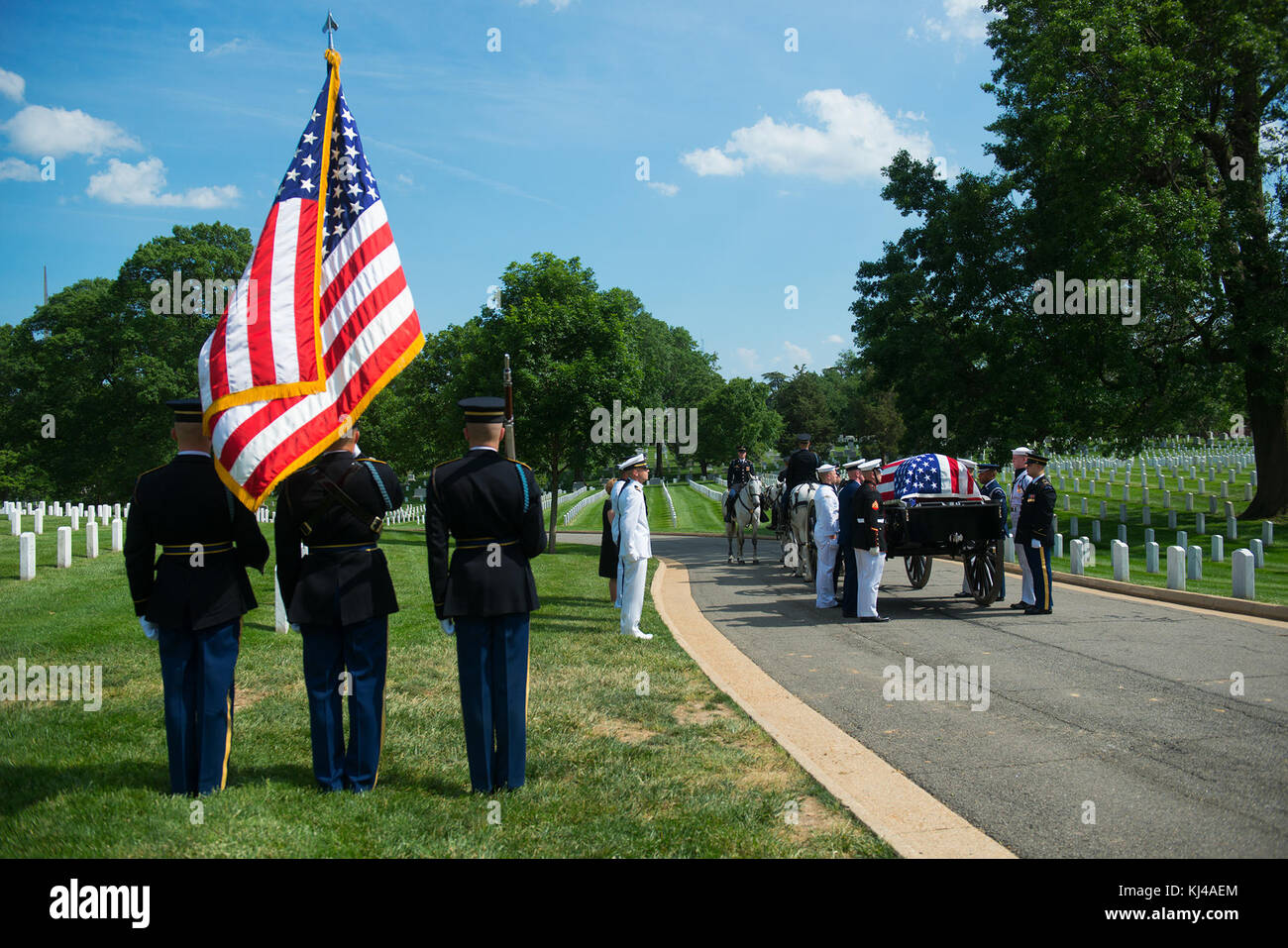 Joint Full Military Honors funeral service of former Secretary of