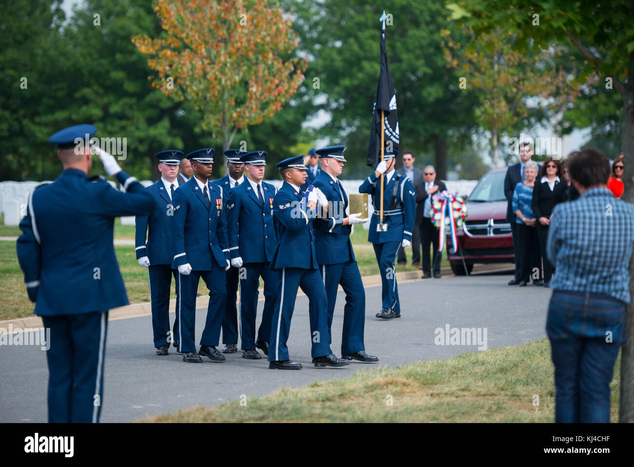 Full military honors funeral hi-res stock photography and images - Alamy