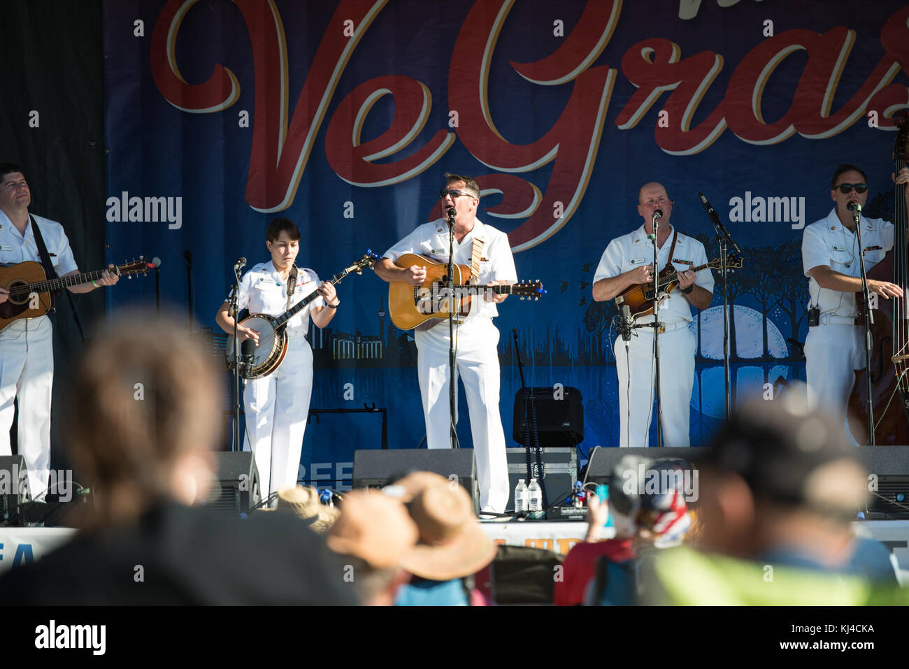 Navy Band visits Las Vegas (37044477613) Stock Photo