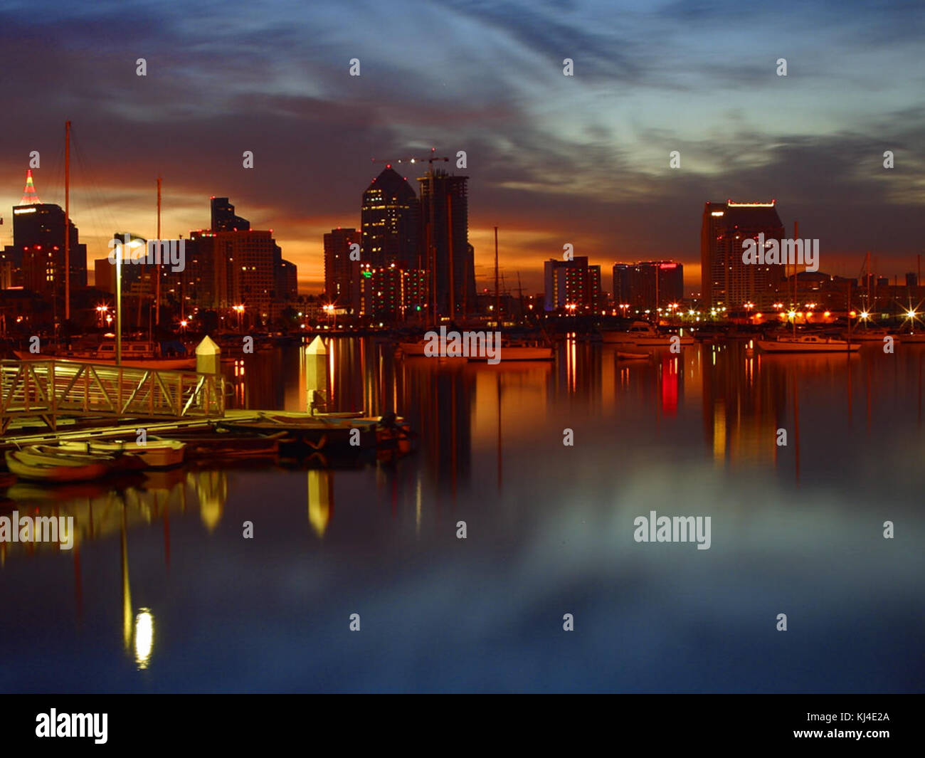 San Diego Bay Stock Photo Alamy