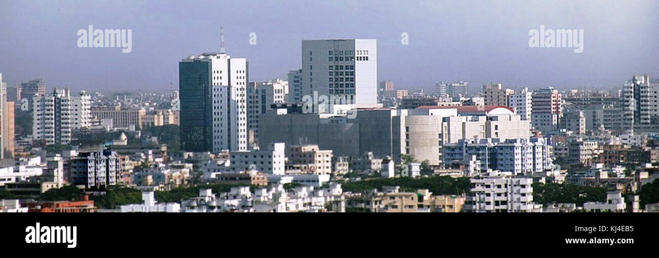 Dhaka skyline1 Stock Photo