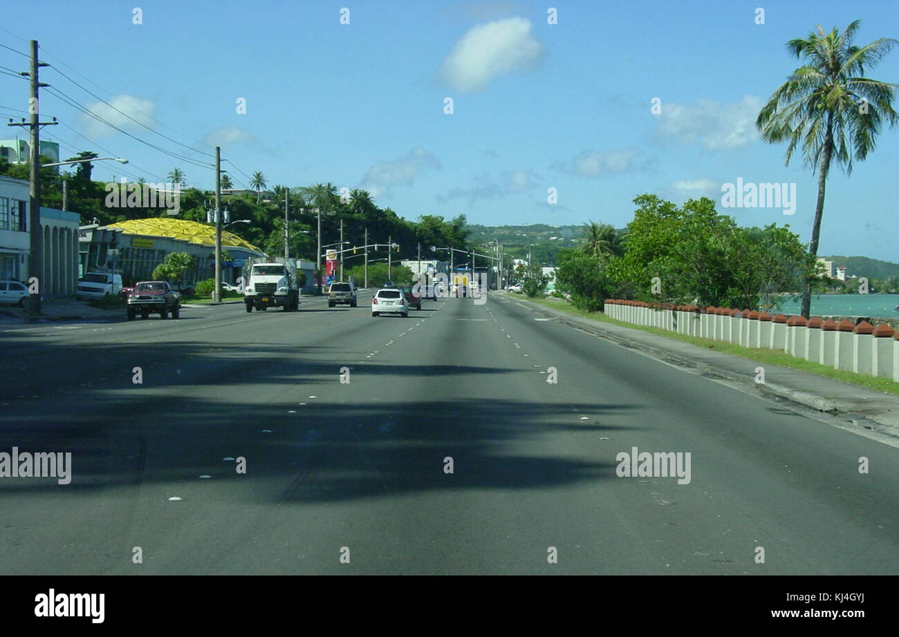 Marine Drive Guam Stock Photo Alamy