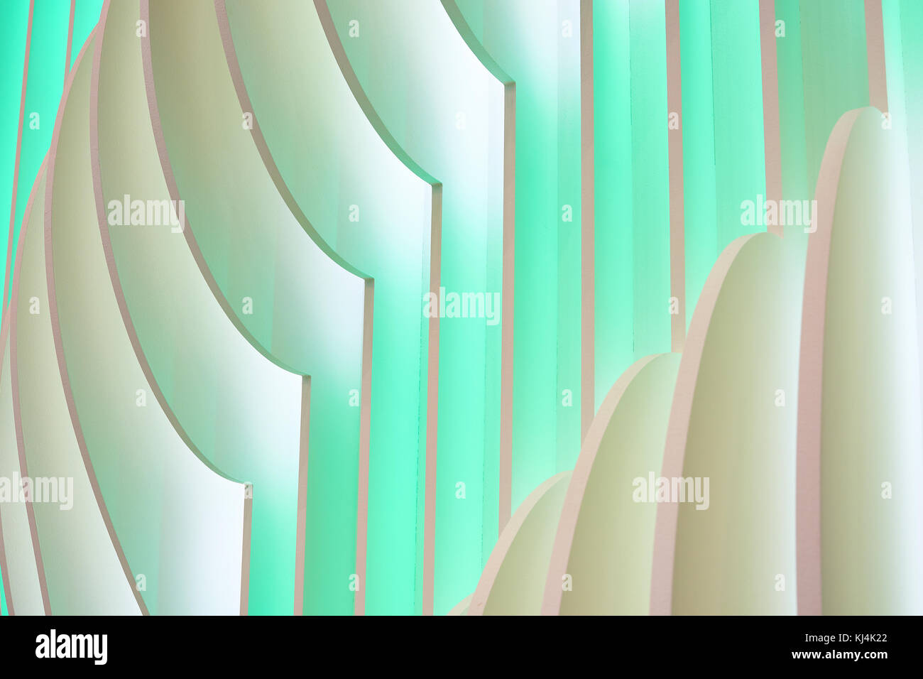 Abstract background with green and white elements Stock Photo