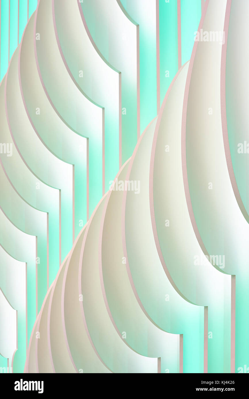 Abstract background with green and white elements Stock Photo