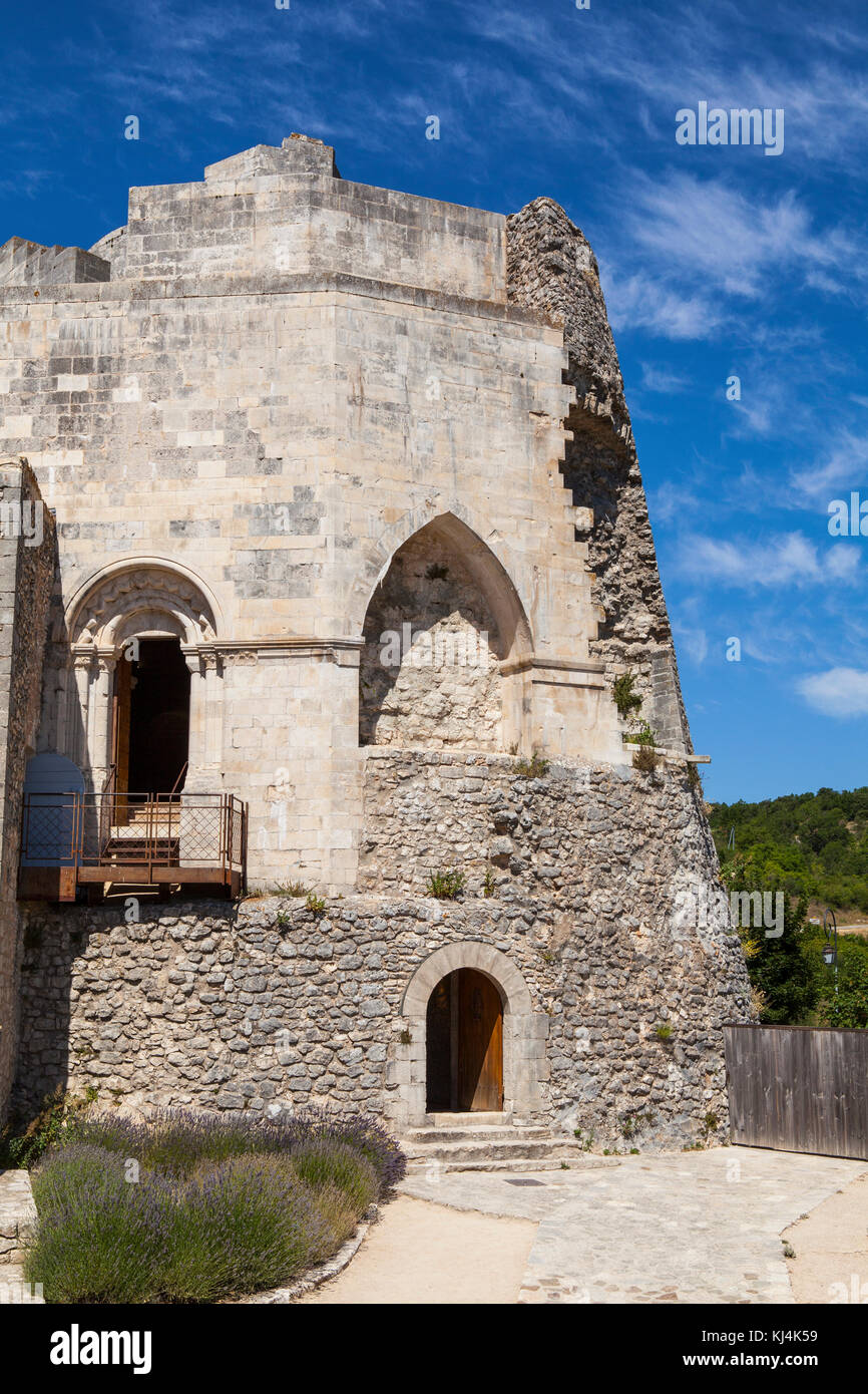 Castle of Simiane la Rotonde, Provence, France Stock Photo Alamy