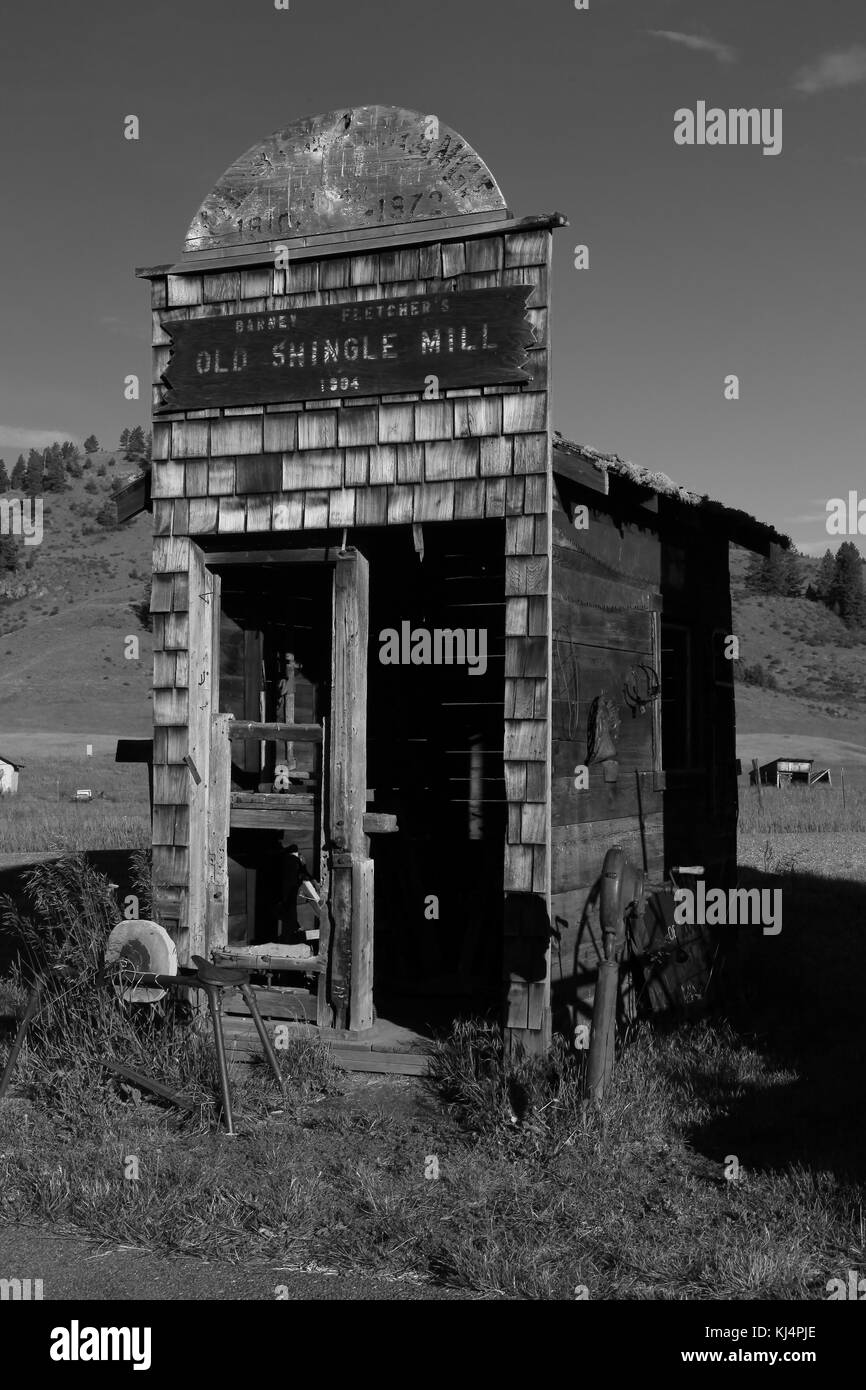 Old Shingle Mill Stock Photo