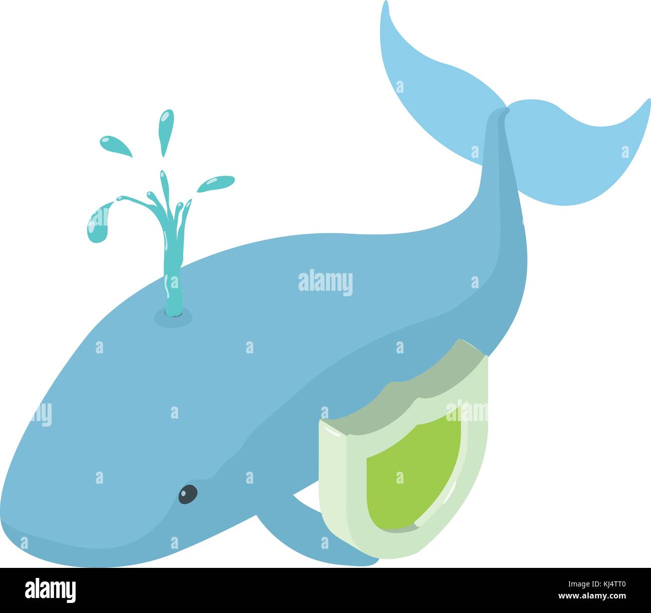 Whale icon, isometric style Stock Vector Image & Art - Alamy