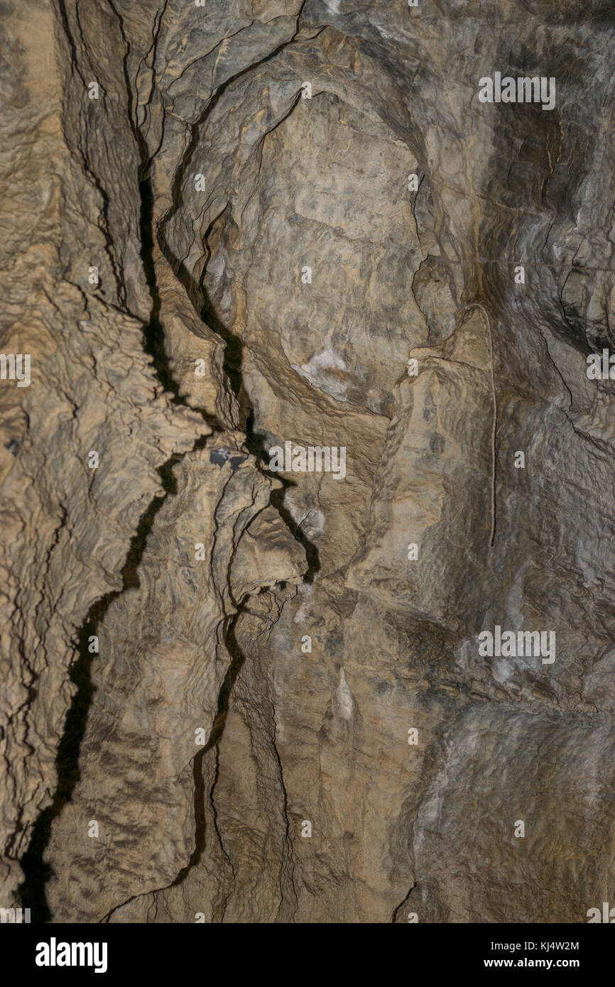 Strange naturaly made cave ornaments Stock Photo