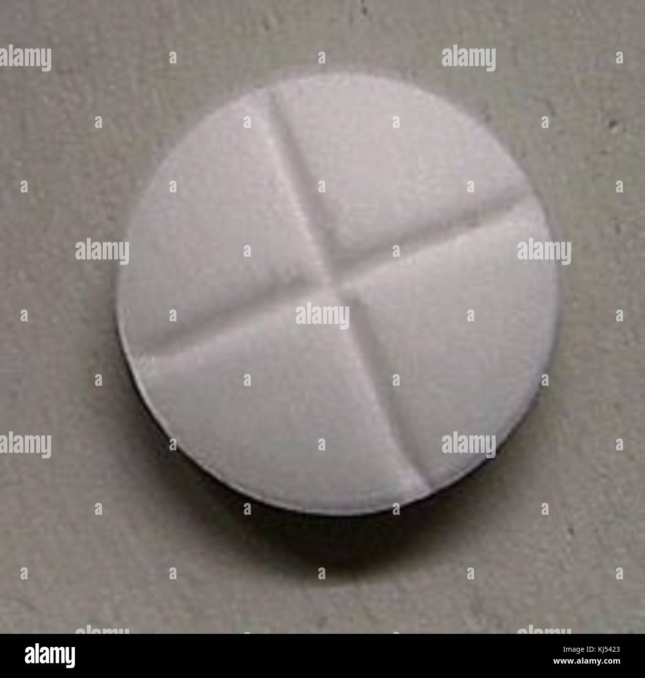 Tablette mit Schmuckkerbe Stock Photo