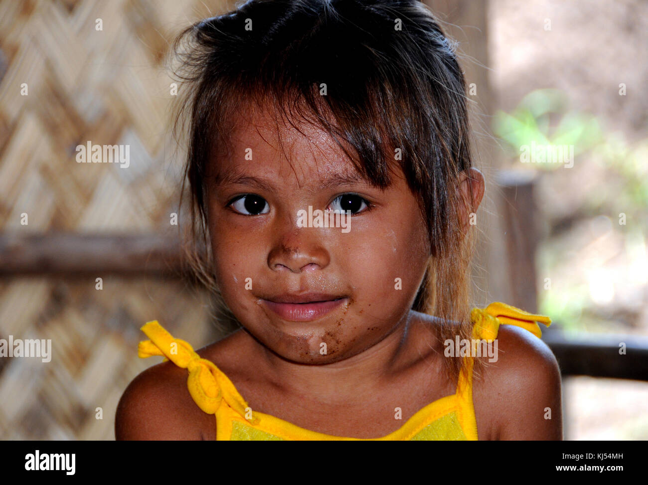 Young Displaced Girl. This Photo Was Taken In Maguindanao Province 