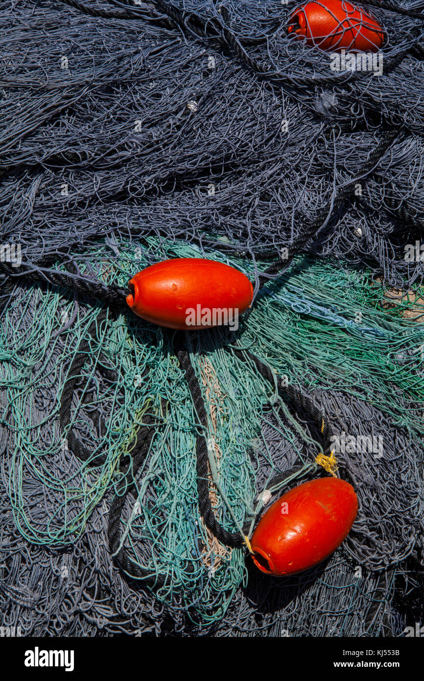 Fishing net. Mirbat, Oman. Stock Photo