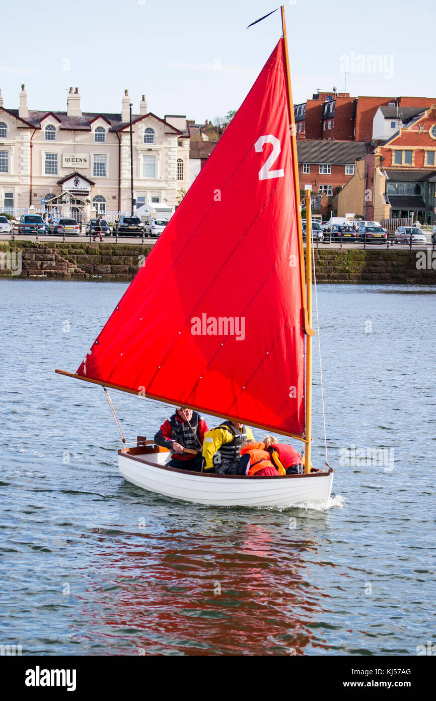 Dinghy racing at New Brighton Stock Photo Alamy