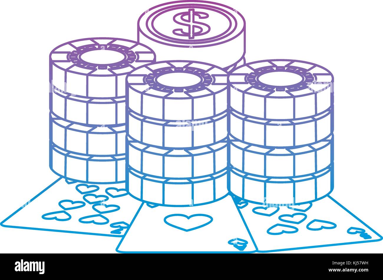 Picking coins Stock Vector Images - Alamy