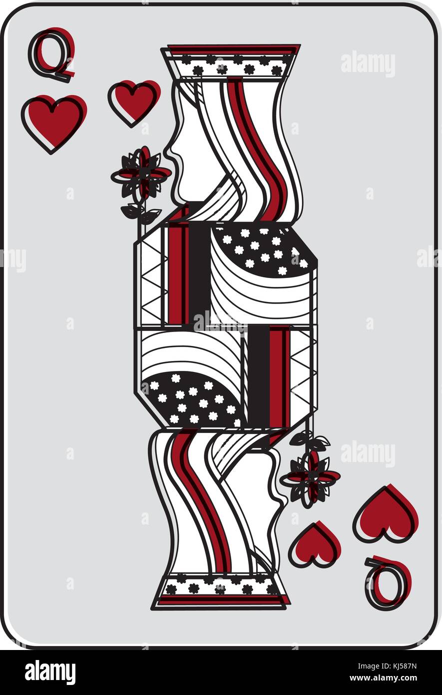 Queen Of Hearts Card Vector High Resolution Stock Photography And Images Alamy Queen Of Hearts Card Vector High Resolution Stock Photography And Images Alamy