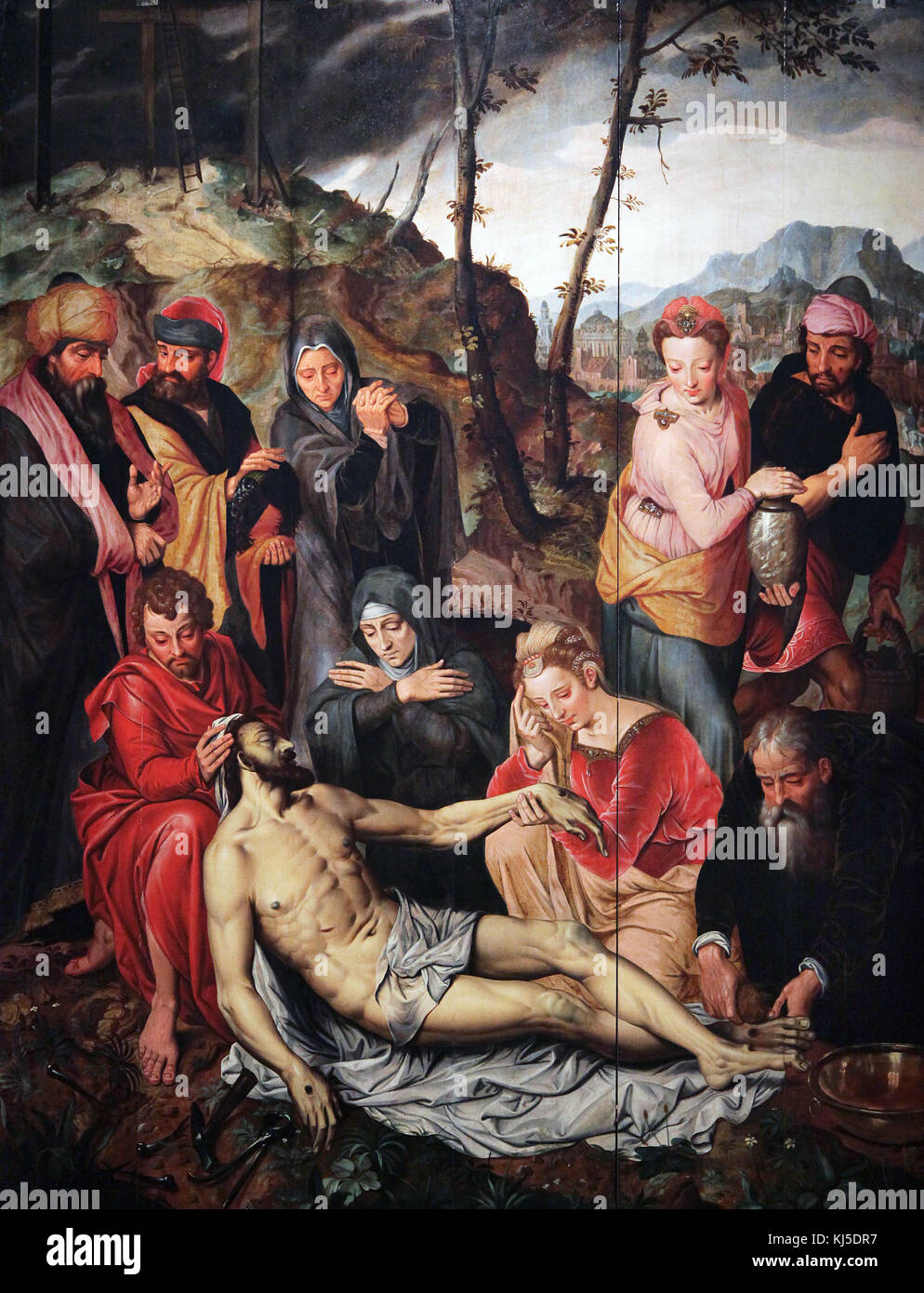 The Lamentation of Christ c.1565 by Pieter Pourbus and Antonius ...