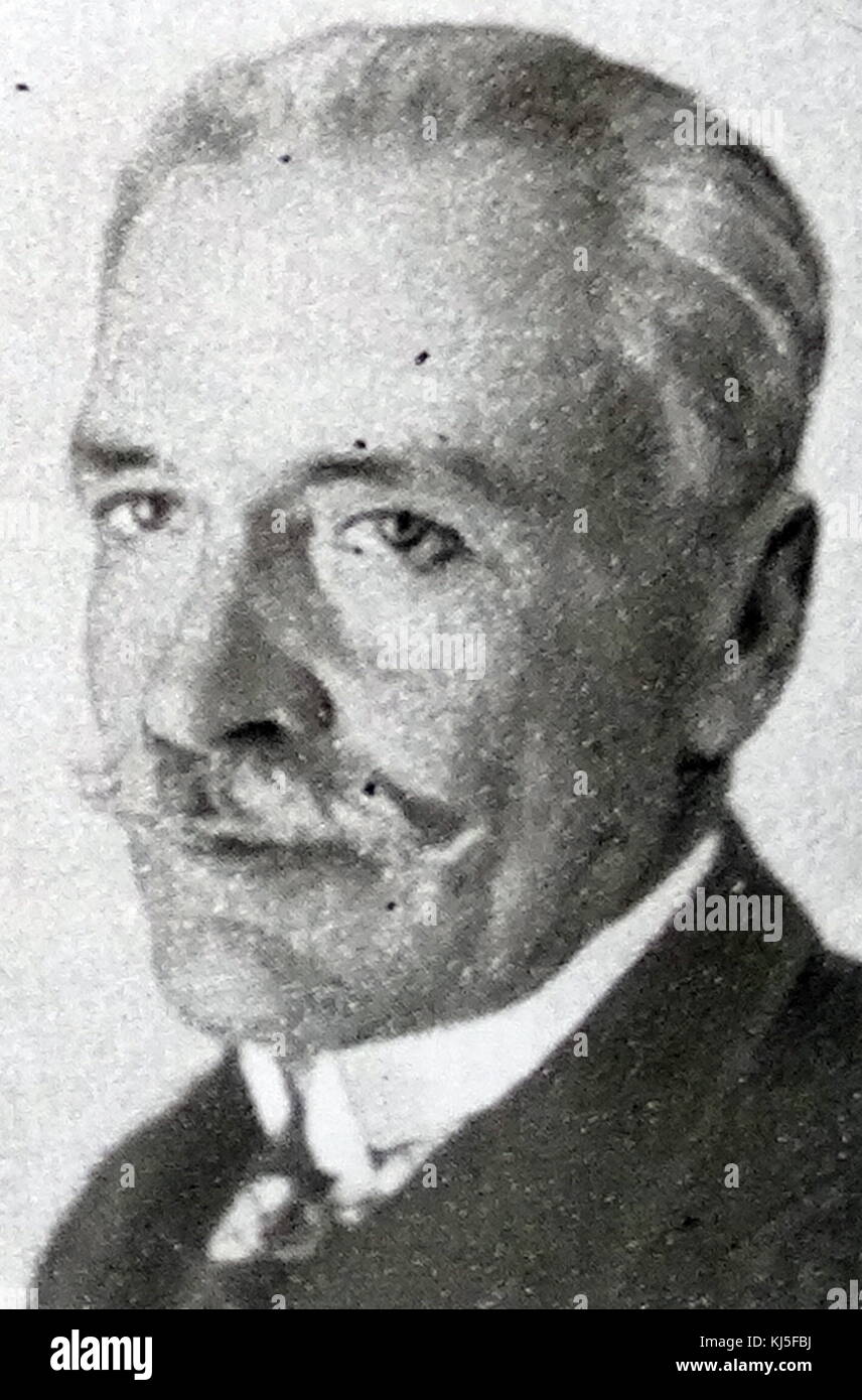 Ignacy Moscicki, Polish statesman. 1867 – 1946, chemist, politician, and President of Poland from 1926 to 1939. Stock Photo