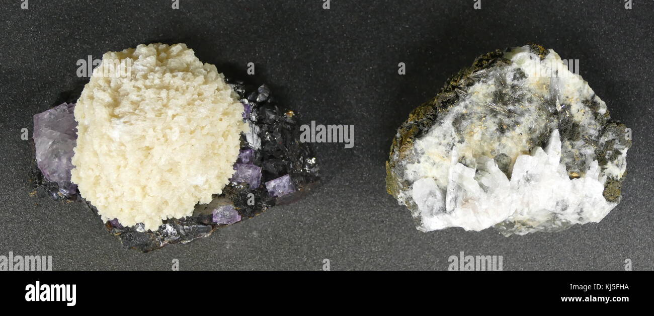 Collection of rocks and minerals. Dated 21st Century Stock Photo - Alamy