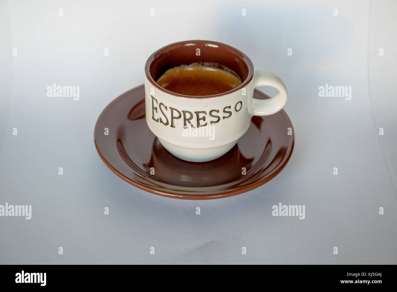 Freshly Made Espresso Stock Photo