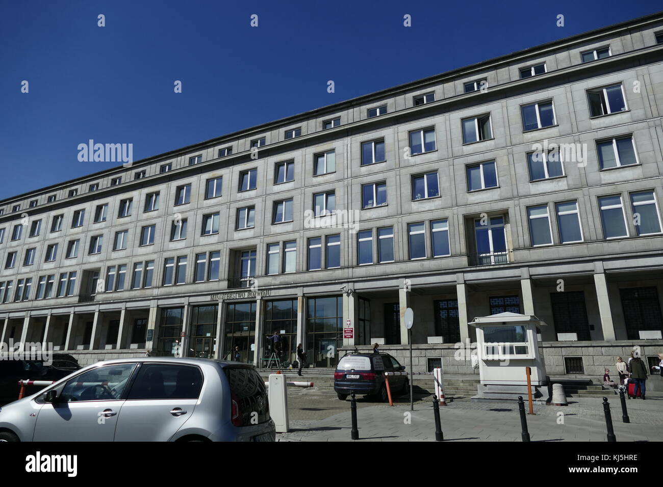Ministry of Economic Development Headquarters, Warsaw, Poland. 2017 Stock Photo