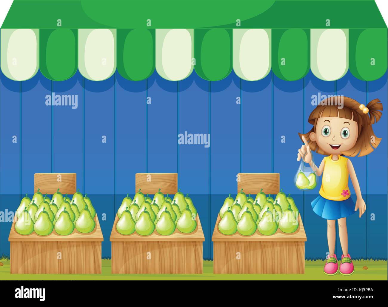Illustration of a girl at the fruit market on a white background Stock Vector Image & Art - Alamy Illustration of a girl at the fruit market on a white background Stock Vector Image & Art - Alamy