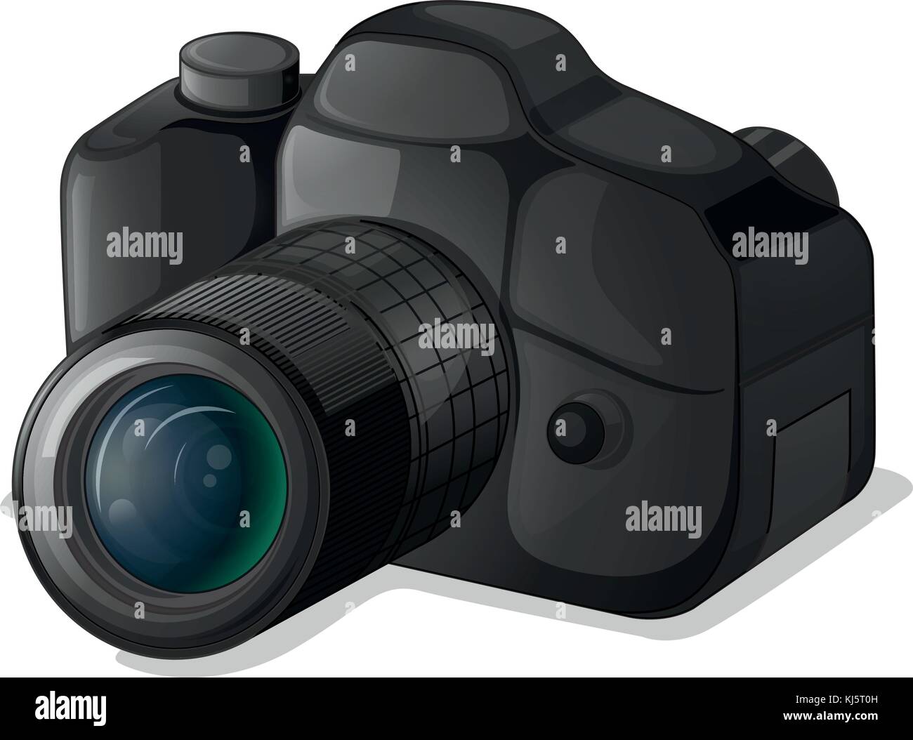 Illustration of a camera on a white background Stock Vector Image & Art ...