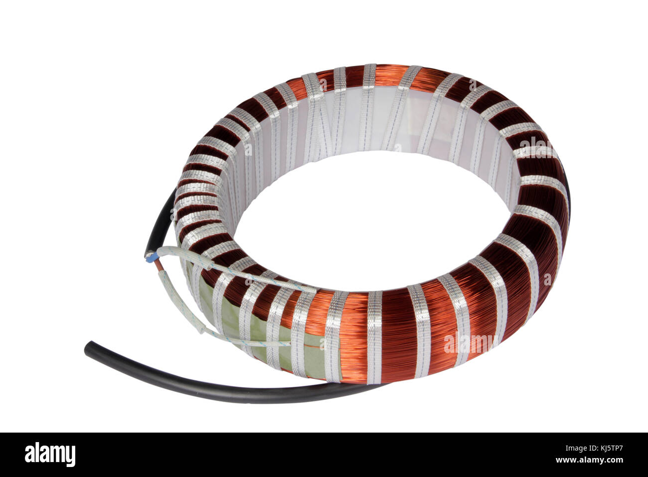 copper electrical wire isolated on white background Stock Photo Alamy