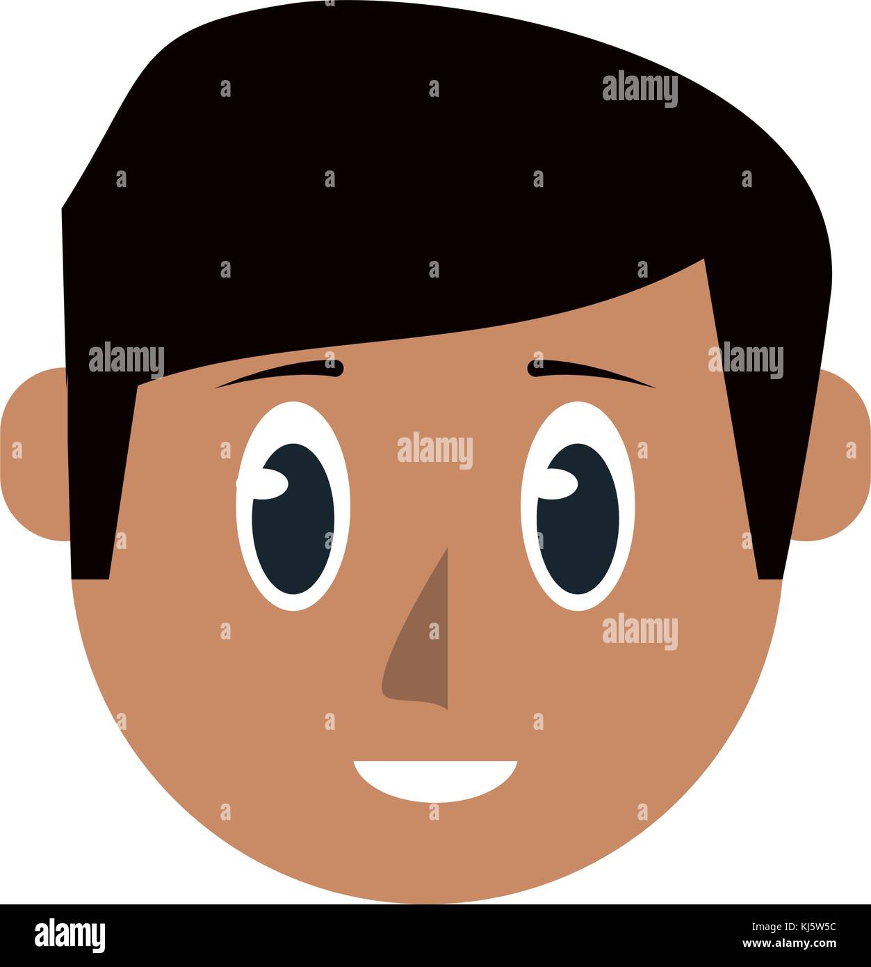 Cute guy face cartoon Stock Vector Image & Art Alamy