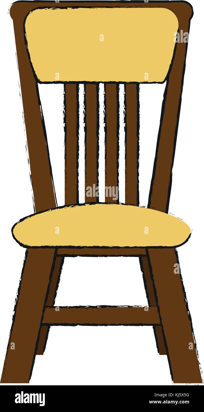 wooden chair isolated Stock Vector Image & Art - Alamy