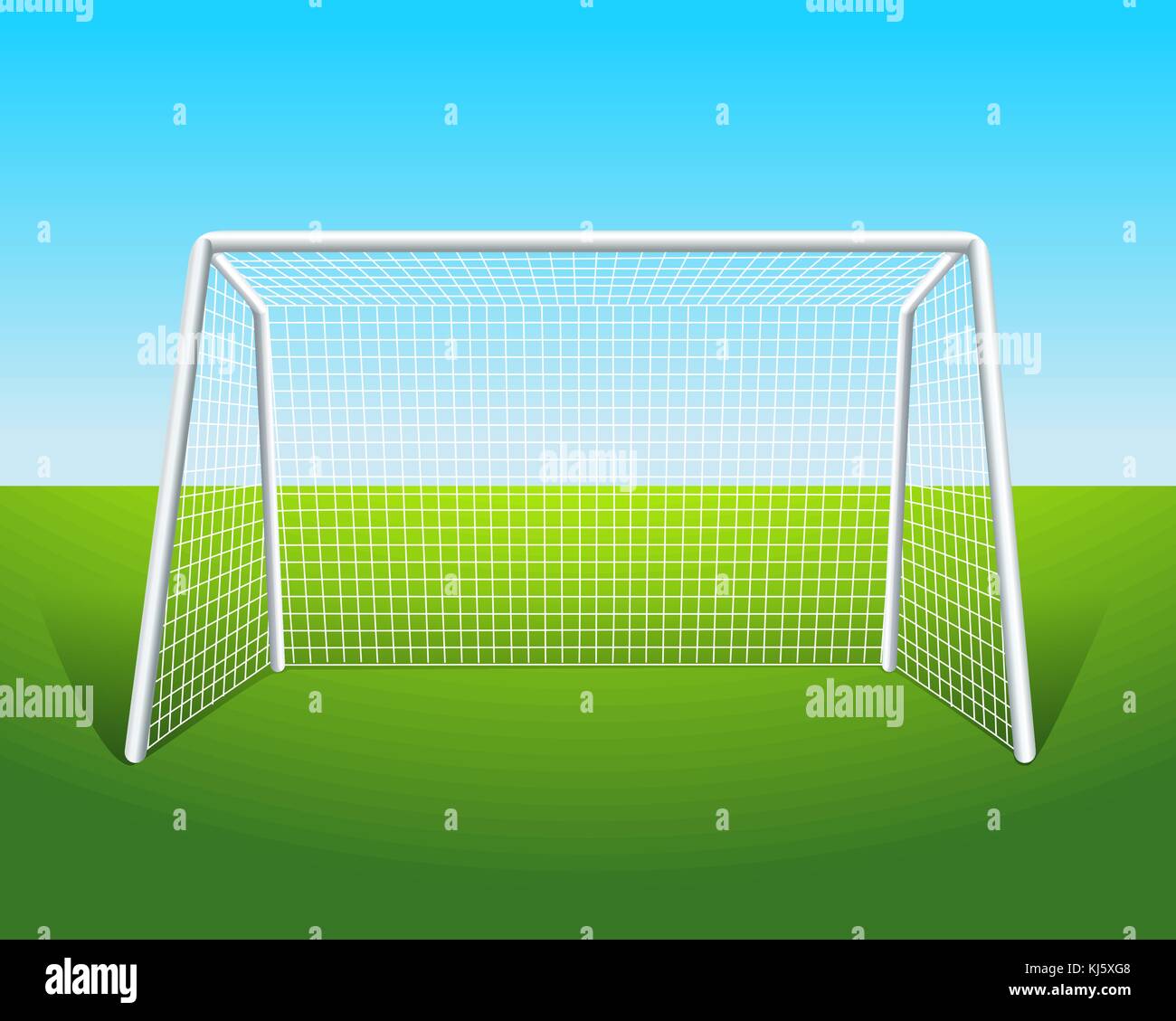 Illustration of a soccer goal Stock Vector Image & Art Alamy