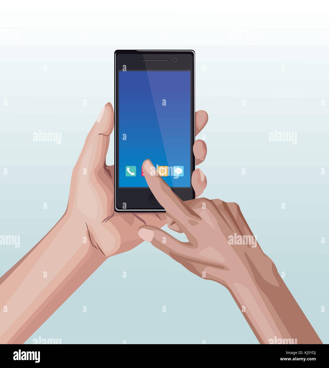 Smartphone Mobile technology Stock Vector Image & Art - Alamy