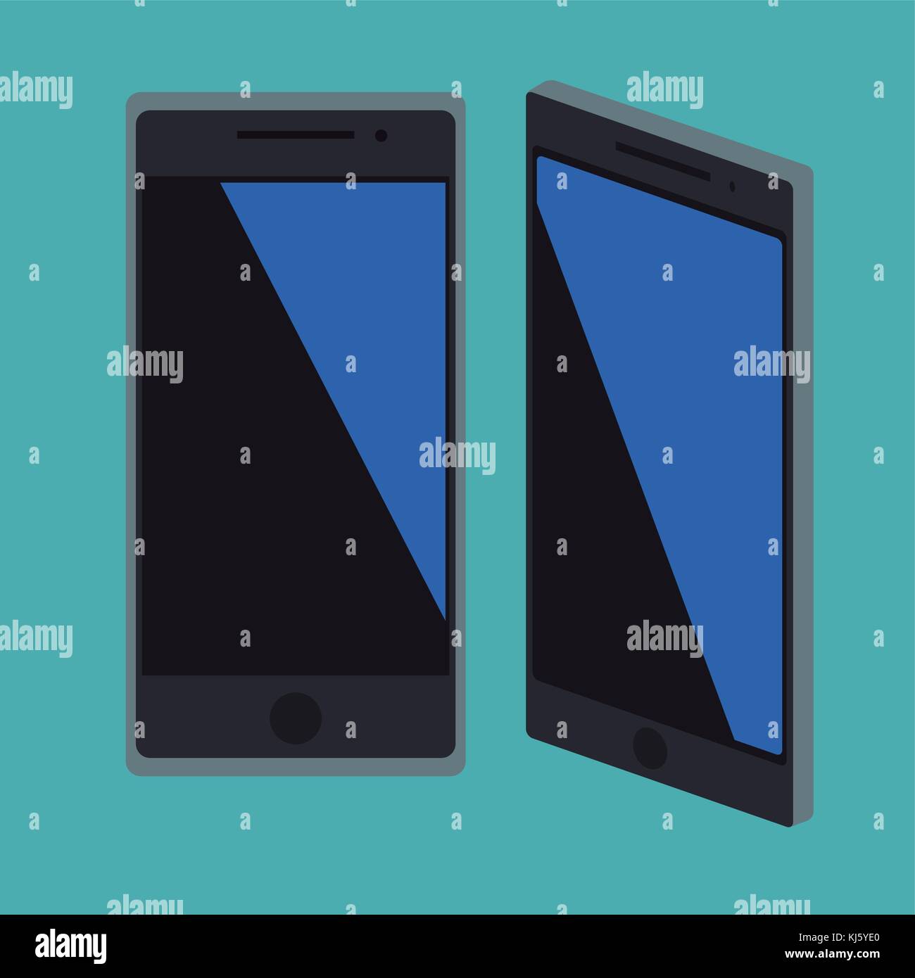 Smartphone Mobile technology Stock Vector Image & Art - Alamy