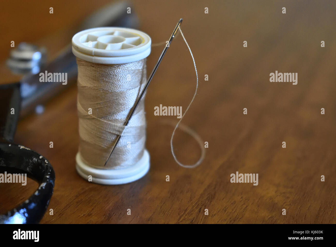 A montage of Sewing equipment Stock Photo Alamy