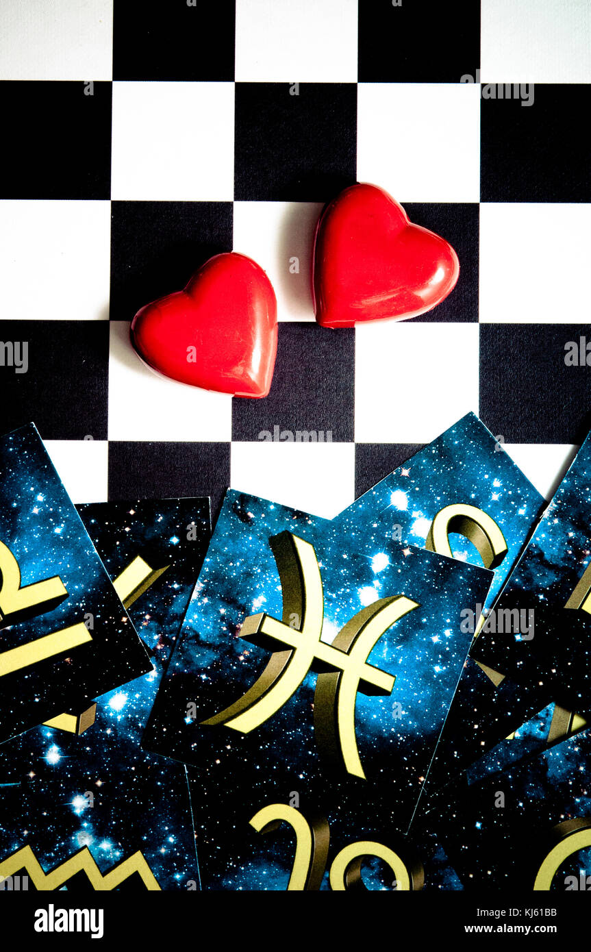 love for astrology concept Stock Photo