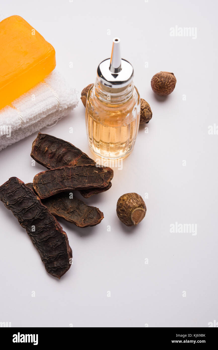 Shikakai shampoo and soap with essential ingredients like Soapnut or