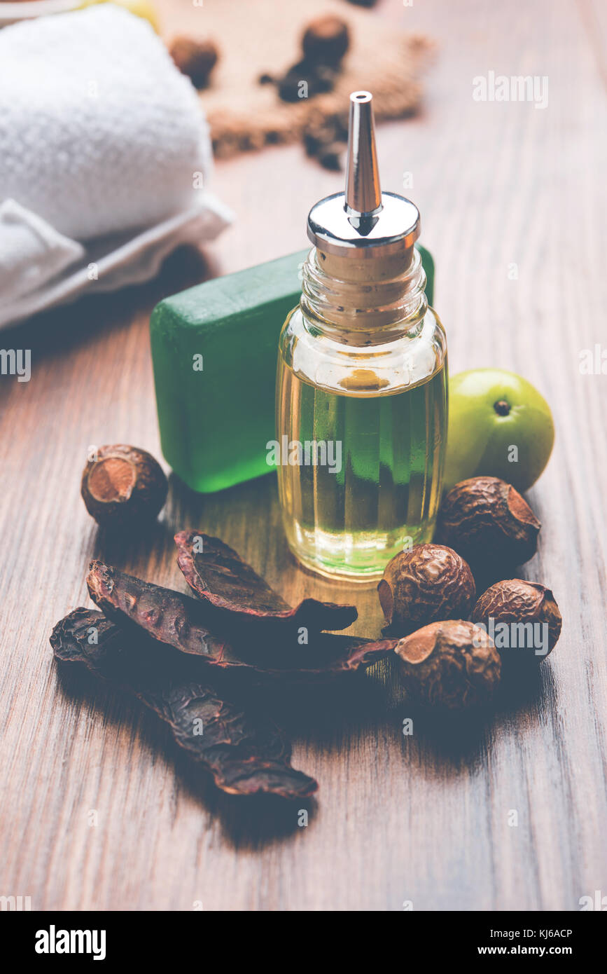 Shikakai shampoo and soap with essential ingredients like Soapnut or