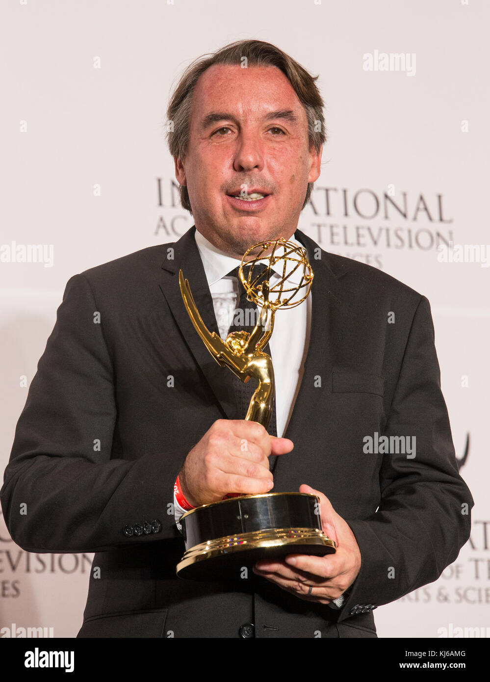 Emilio Azcarraga Jean recipient of directorate award poses on stage at