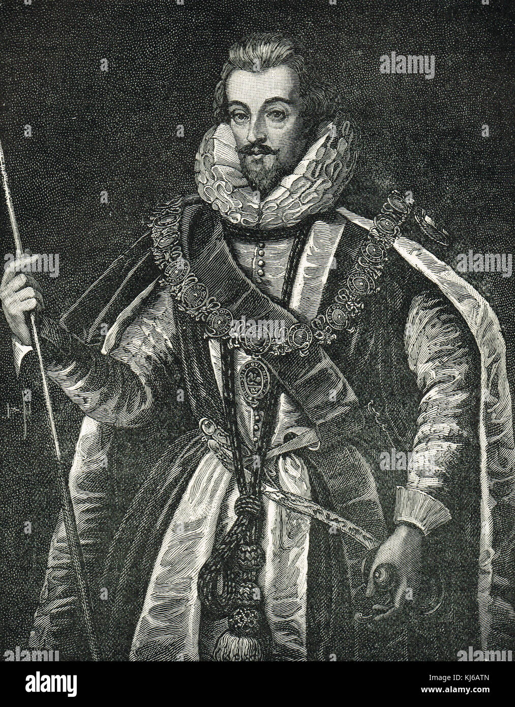 Robert Cecil, 1st Earl of Salisbury Stock Photo