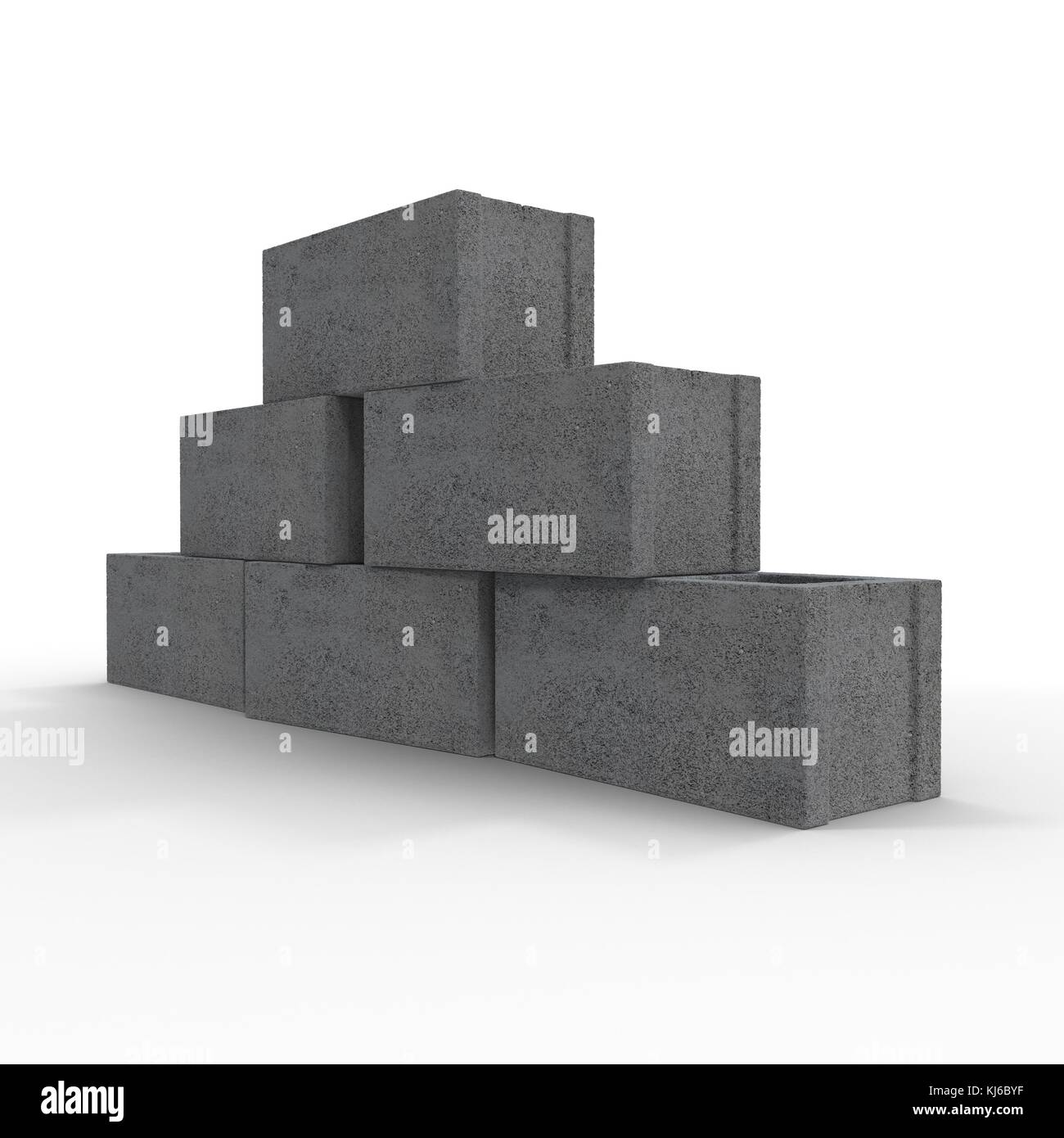 Stacked Cinder Blocks Stock Photo - Download Image Now - DIY, 2015