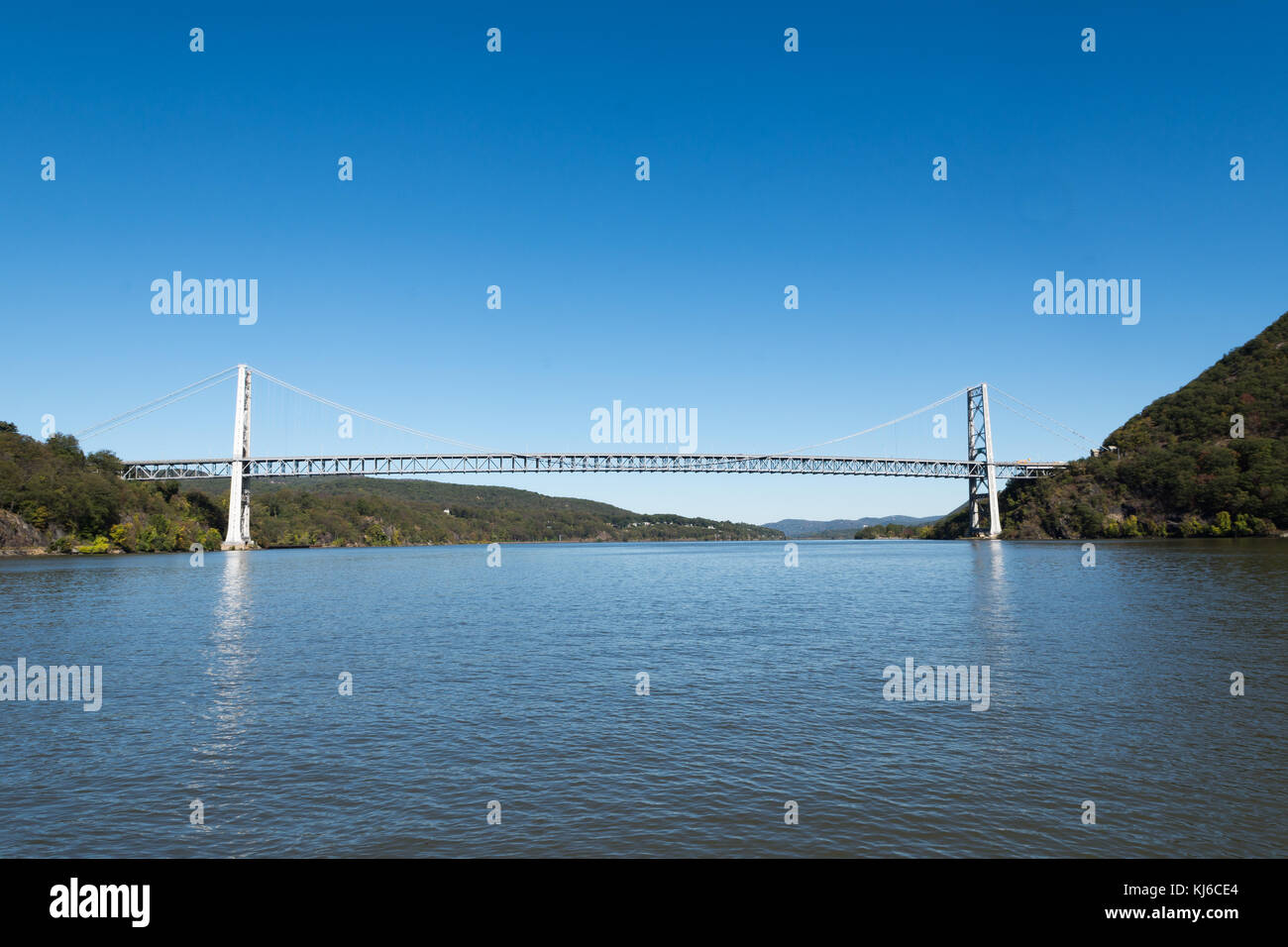 The Bear Mountain Bridge is a toll suspension bridge in New York State