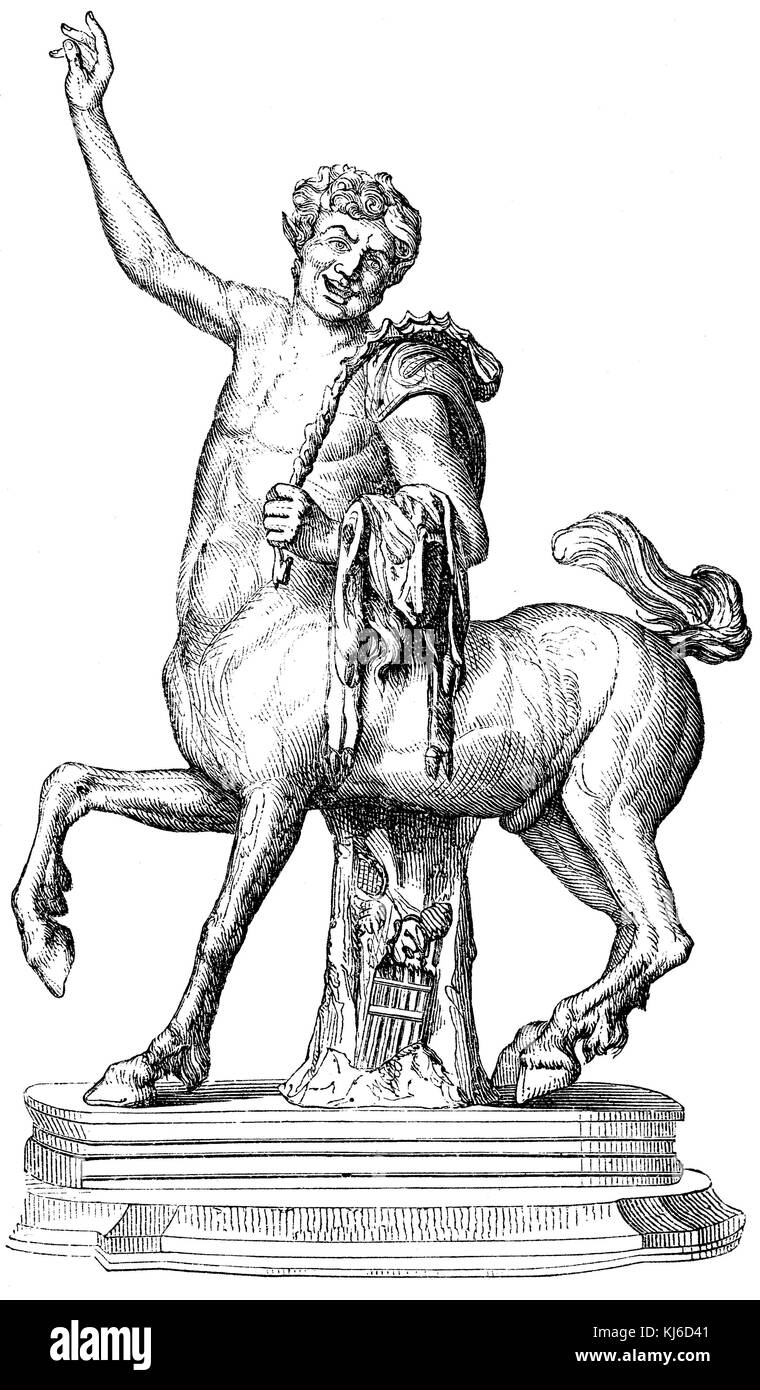 Centaur, Horse Man (Vatican ) (Zentaur/Centaur, Pferdemensch (Vatikan)) Stock Photo