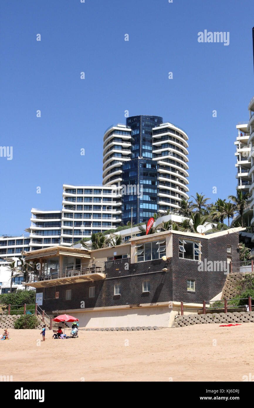 The Oyster and Pearl Hotels, view from the beach, Umhlanga Rocks