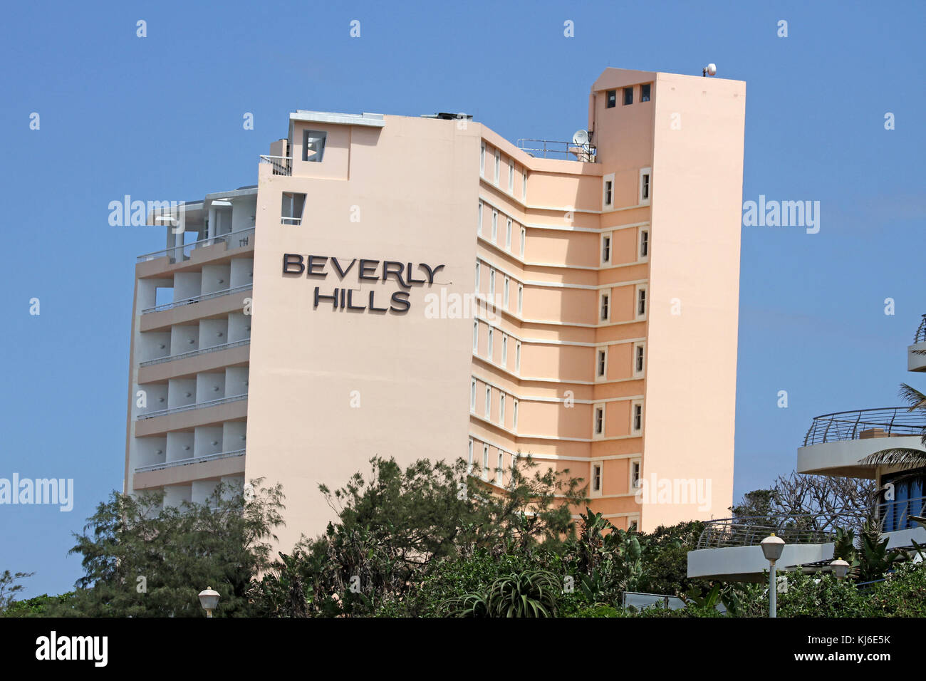 The Beverly Hills Hotel, Umhlanga Rocks, KwaZulu Natal, South Africa. Stock Photo