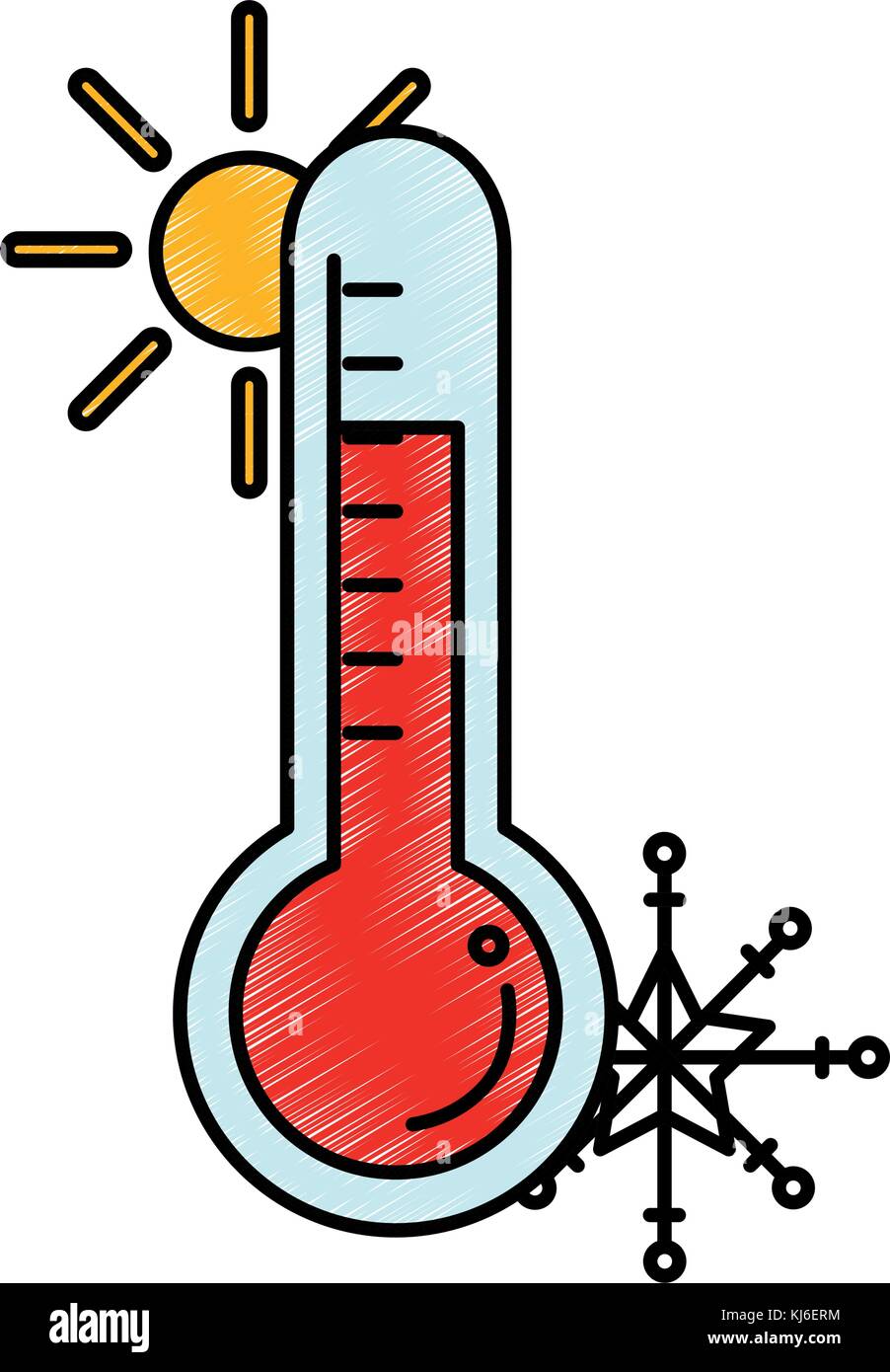 Thermometer minimal icon Stock Vector Images - Alamy
